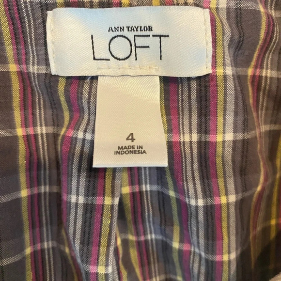 Loft cream beige corduroy peplum jacket size 4‎ - Picture 11 of 12